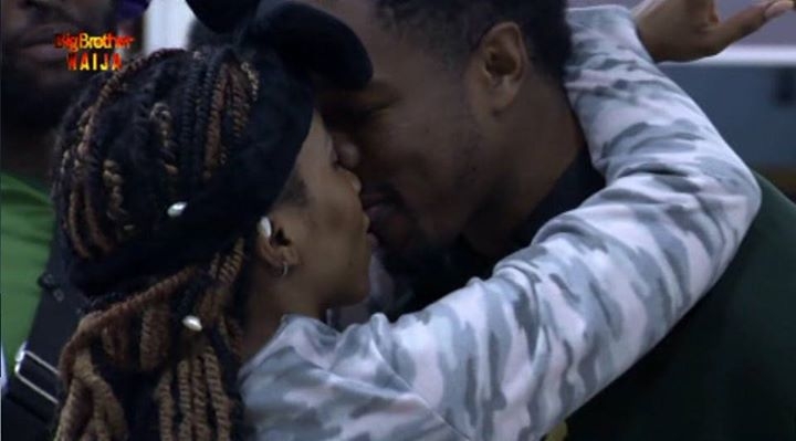 Merike moment?, IKE got a birthday kiss from MERCY,
#BBNaija